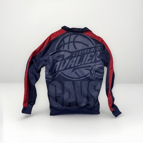Vintage NBA Cleveland Cavaliers Track Jacket Full Zip Warm Up 2000s Small - Picture 2 of 6